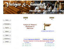 Tablet Screenshot of champagne-sigaren-wijnen.net